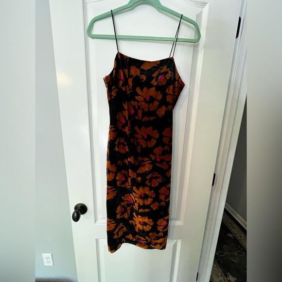 NWT Milly Gabbi Velvet Floral Dress - Picture 5 of 7